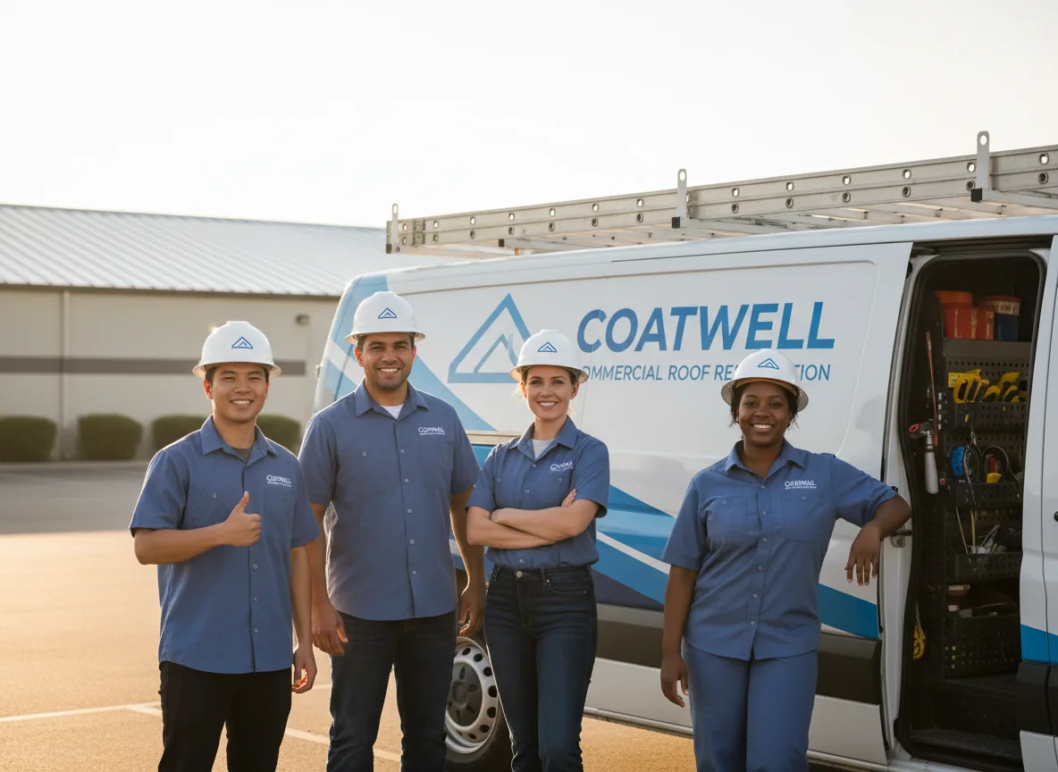 Commercial roof coating company in Oklee, MN